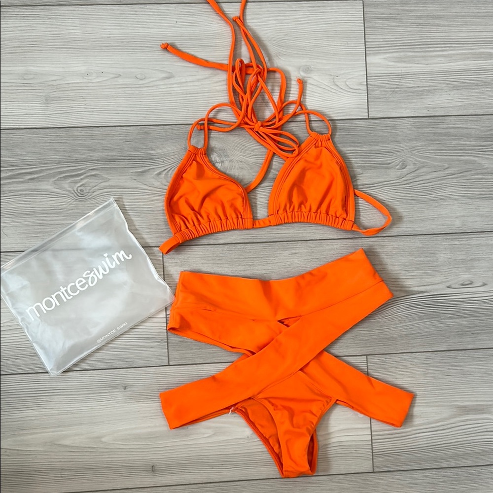 Montce Orange Bikini Set